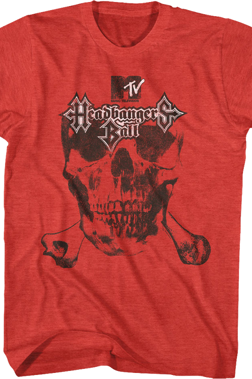Headbangers Ball Skull MTV Shirtmain product image