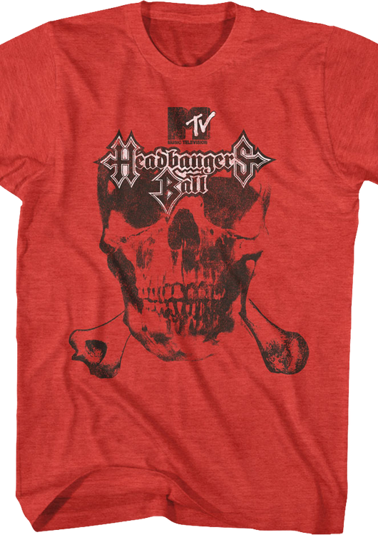Headbangers Ball Skull MTV Shirt - main product image