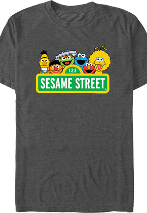 Heads & Sign Sesame Street T-Shirt