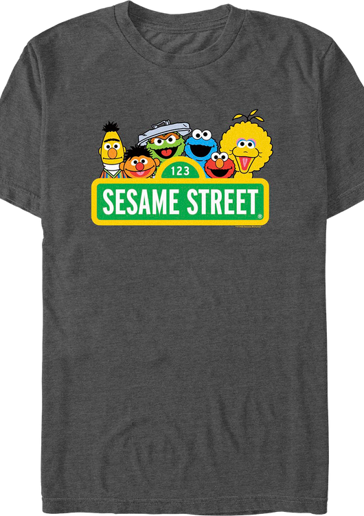 Heads & Sign Sesame Street T-Shirt - main product image