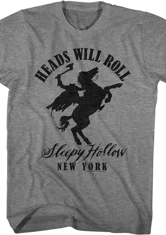 Heads Will Roll Sleepy Hollow T-Shirt - main product image