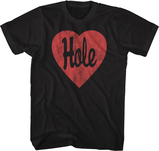 Heart Logo Hole T-Shirt - main product image