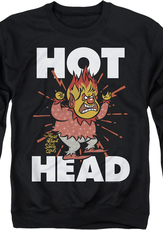 Heat Miser Hot Head The Year Without A Santa Claus Sweatshirt - main product image