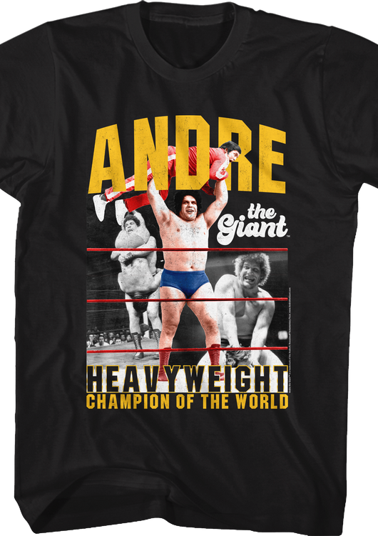 Heavyweight Champion Of The World Andre The Giant T-Shirt - main product image