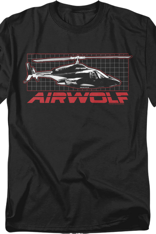 Helicopter Airwolf T-Shirtmain product image