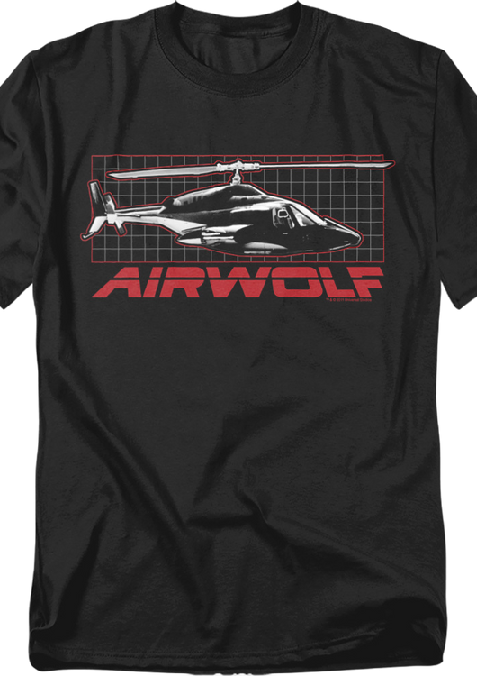 Helicopter Airwolf T-Shirt - main product image