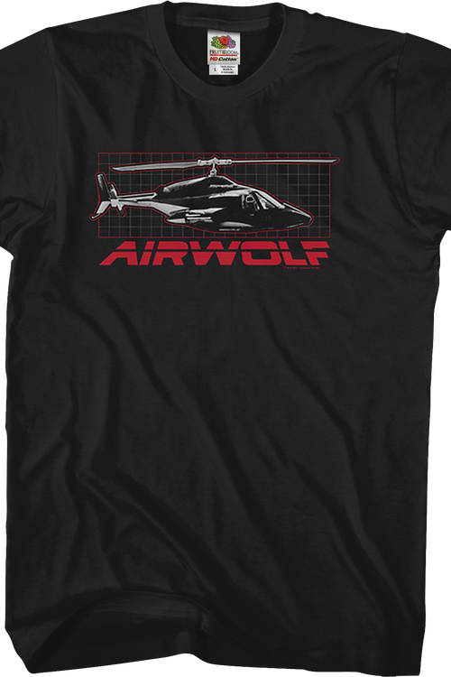 Helicopter Airwolf T-Shirtmain product image