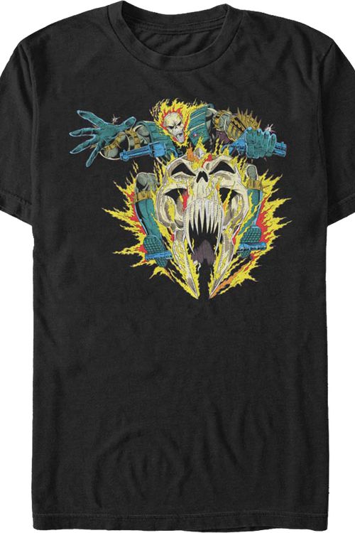 Hell Cycle Ghost Rider Marvel Comics T-Shirt - main product image
