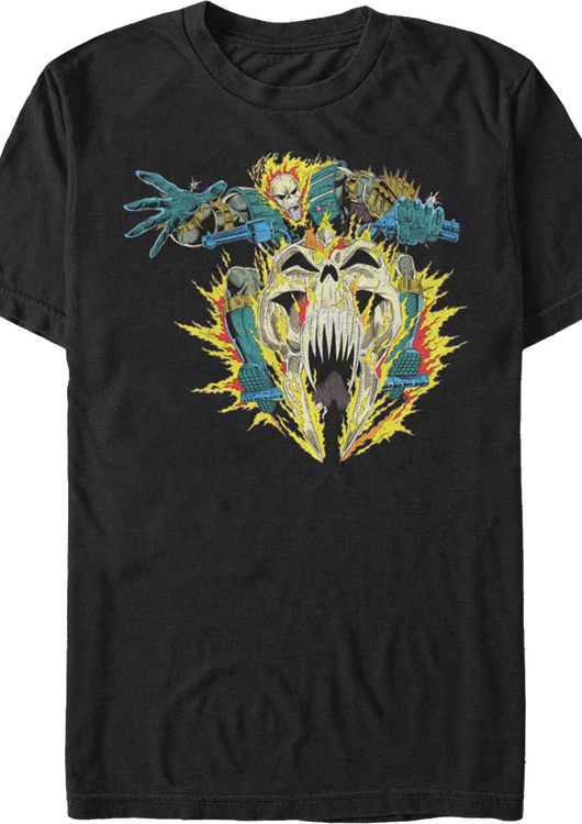 Hell Cycle Ghost Rider Marvel Comics T-Shirt - main product image