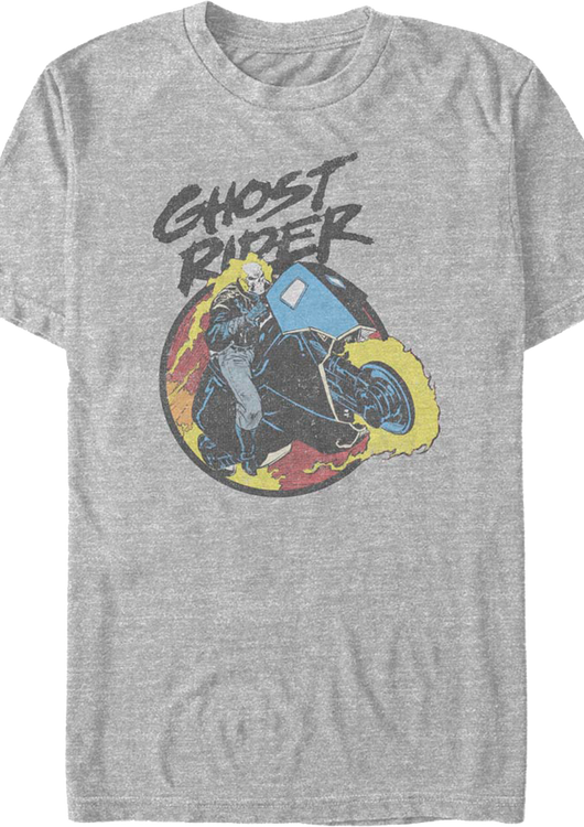Hell On Wheels Ghost Rider Marvel Comics T-Shirt - main product image