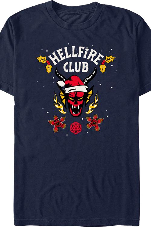 Hellfire Club Christmas Logo Stranger Things T-Shirtmain product image