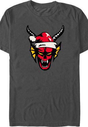 Hellfire Club Santa Claus Hat Stranger Things T-Shirt