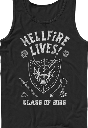 Hellfire Lives Class Of 2026 Stranger Things Tank Top