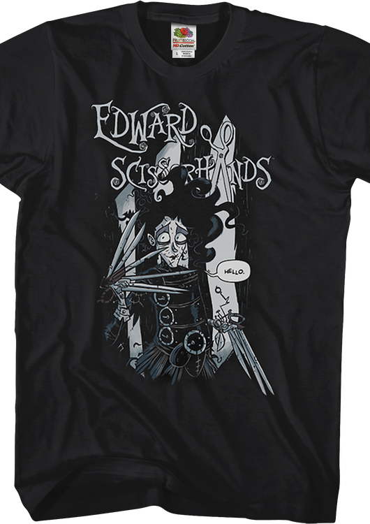 Hello Edward Scissorhands T-Shirt - main product image