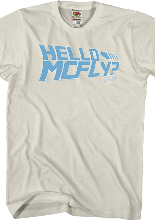 Hello McFly Back To The Future T-Shirt - main product image