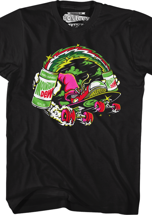 Hello Sunshine Skateboard Mountain Dew T-Shirt - main product image