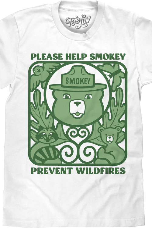 Help Prevent Wildfires Smokey Bear T-Shirt - main product image