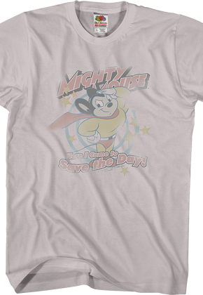 Here I Come to Save the Day Mighty Mouse T-Shirt