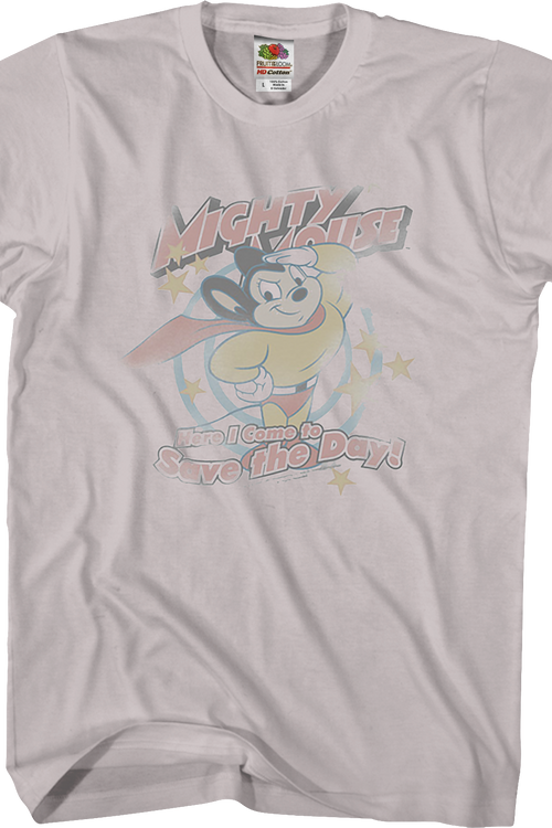 Here I Come to Save the Day Mighty Mouse T-Shirt - main product image