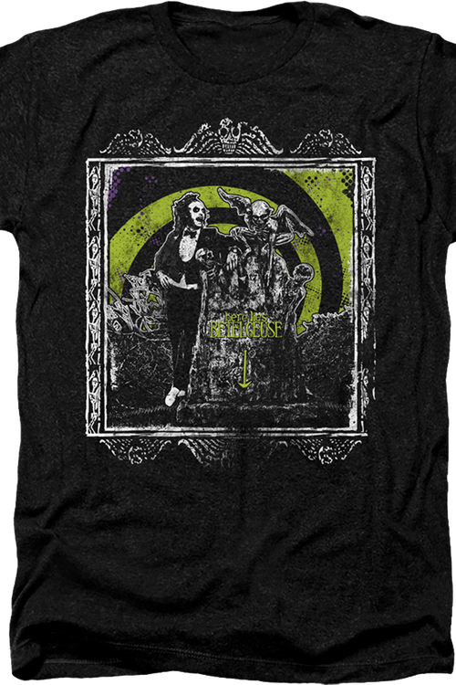Cotton/Polyester Blend Here Lies Beetlejuice T-Shirtmain product image
