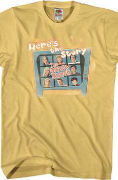 Here's The Story Brady Bunch T-Shirt