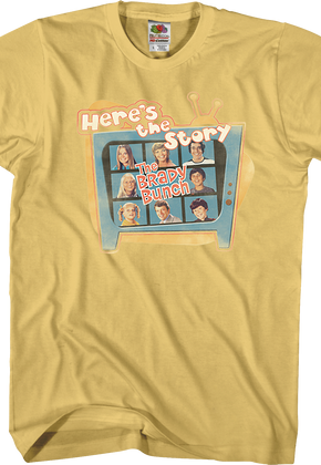 Here's The Story Brady Bunch T-Shirt