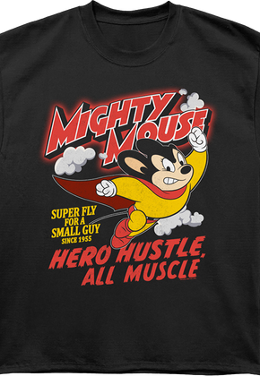 Hero Hustle All Muscle Mighty Mouse Oversized T-Shirt