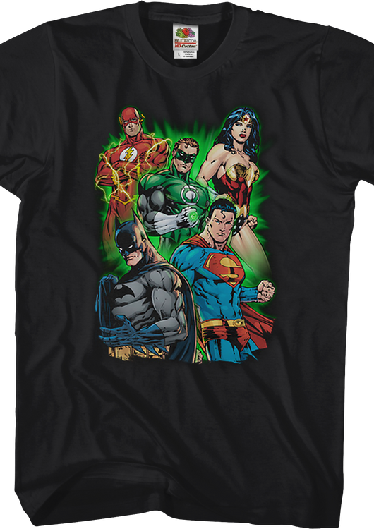 Hero Poses Justice League T-Shirt - main product image