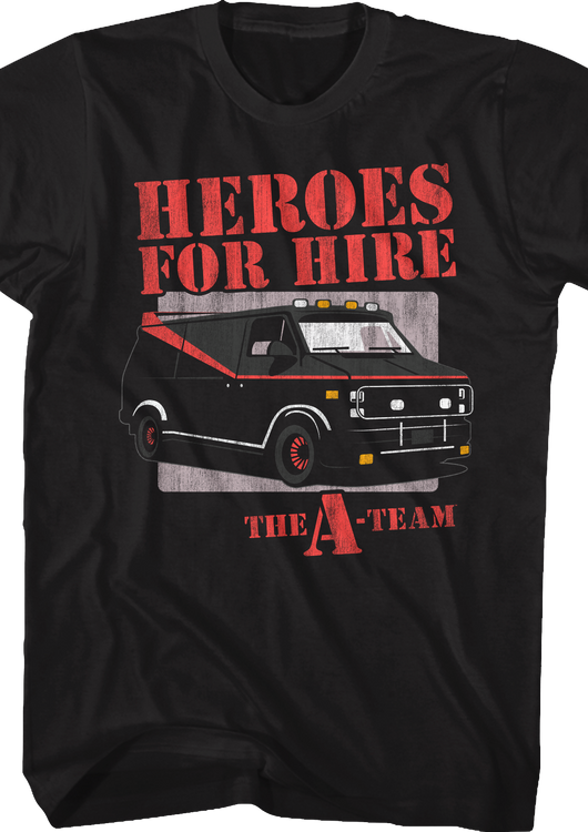 Heroes For Hire A-Team Shirt - main product image