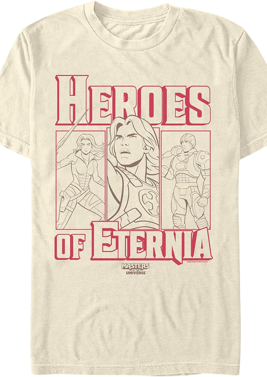 Heroes Of Eternia Masters Of The Universe T-Shirt - main product image