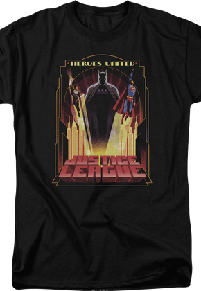 Heroes United Justice League DC Comics T-Shirt