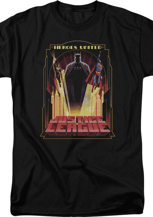 Heroes United Justice League DC Comics T-Shirt - main product image