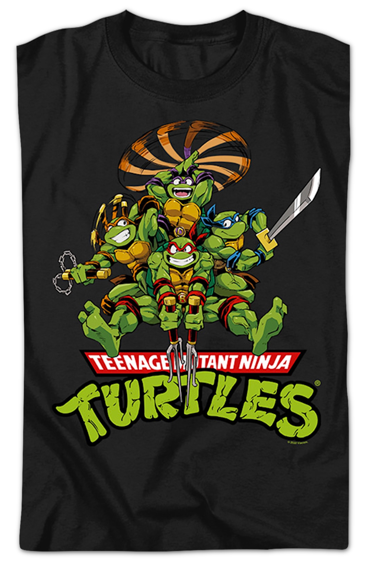 Teenage Mutant Ninja Turtles Leonardo Michelangelo Raphael Toddler Boys 3  Pack T-Shirts White / Gray / Green 2T