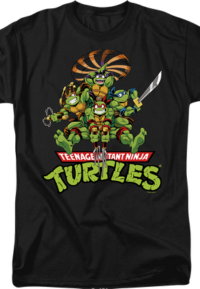 Heroes With Weapons Teenage Mutant Ninja Turtles T-Shirt