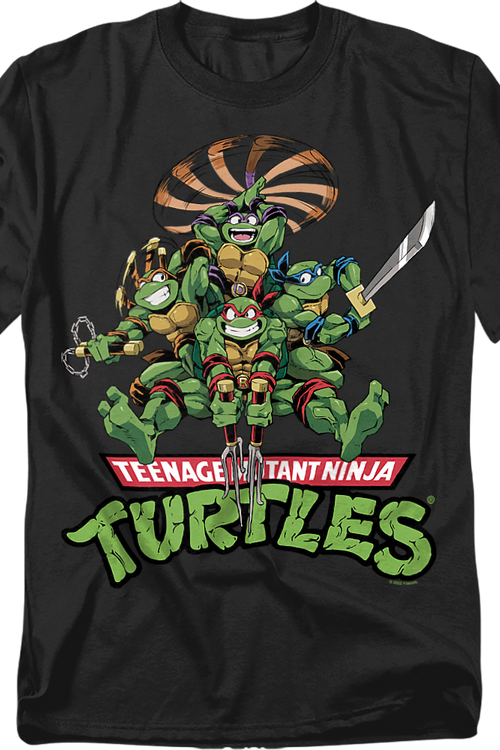 Heroes With Weapons Teenage Mutant Ninja Turtles T-Shirtmain product image