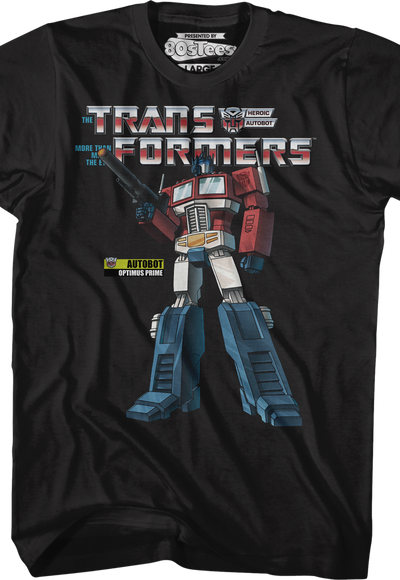 Heroic Autobot Optimus Prime Transformers T-Shirt