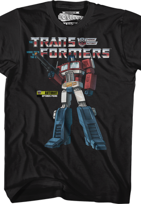 American Classics Heroic Autobot Optimus Prime Transformers T-Shirt