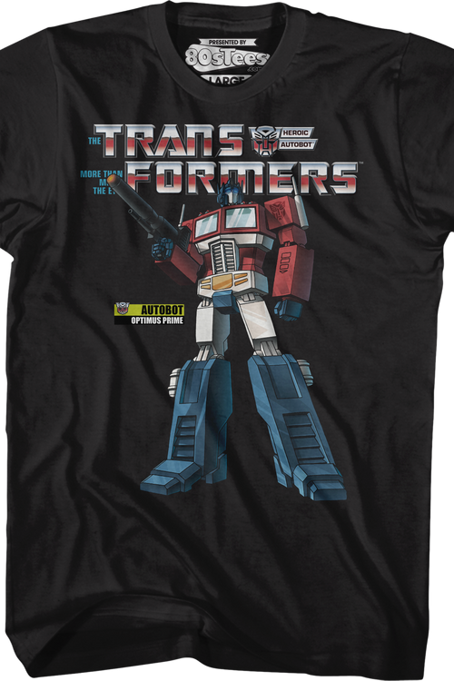 Heroic Autobot Optimus Prime Transformers T-Shirtmain product image