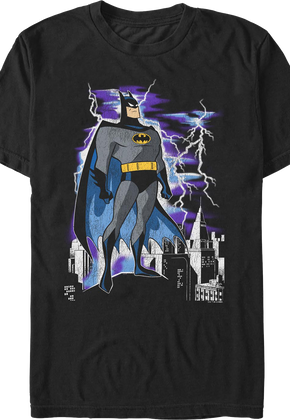 Batman Lightning Bolts DC Comics T-Shirt