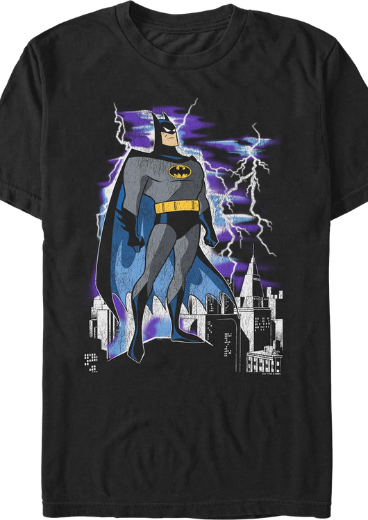 Batman Lightning Bolts DC Comics T-Shirt - main product image