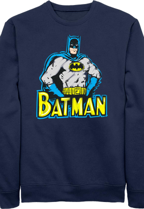 Batman Heroic Pose DC Comics Sweatshirt