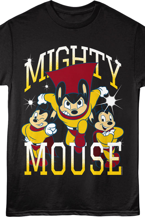 Heroic Poses Mighty Mouse T-Shirtmain product image