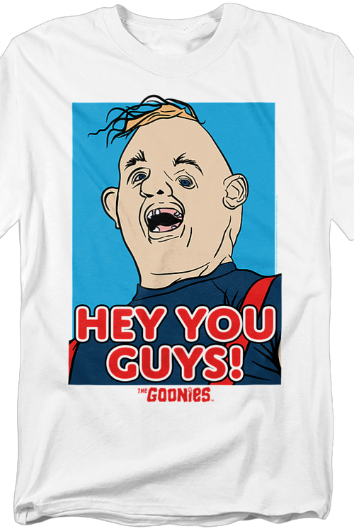 Hey You Guys Sloth Illustration Goonies T-Shirtmain product image