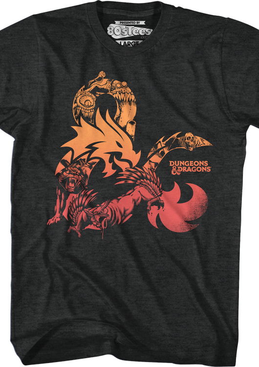 Hidden Monsters Logo Dungeons & Dragons T-Shirt - main product image