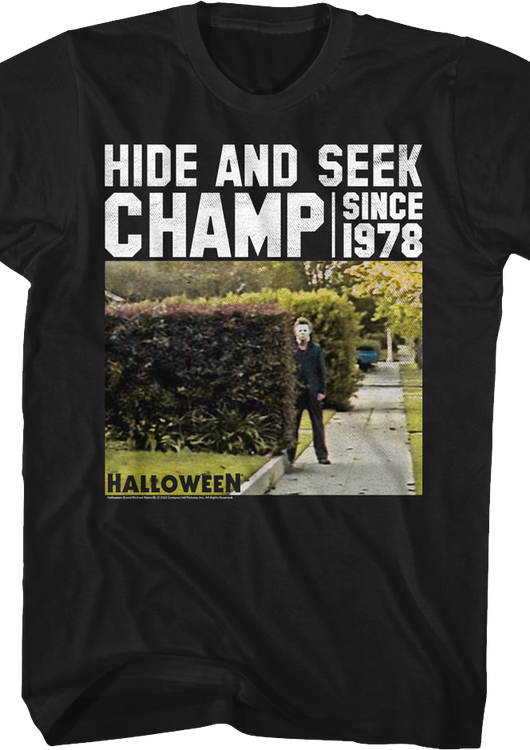 Hide And Seek Champ Halloween T-Shirt - main product image