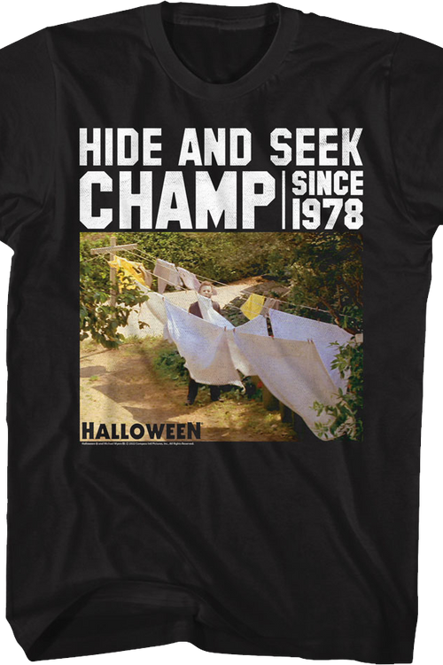 Hide And Seek Champ Since 1978 Halloween T Shirt