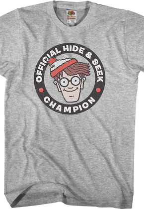 Hide and Seek Champion Where's Waldo T-Shirt