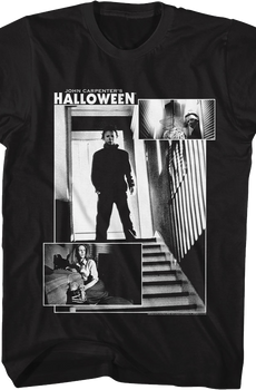 Hide And Seek Collage Halloween T-Shirt
