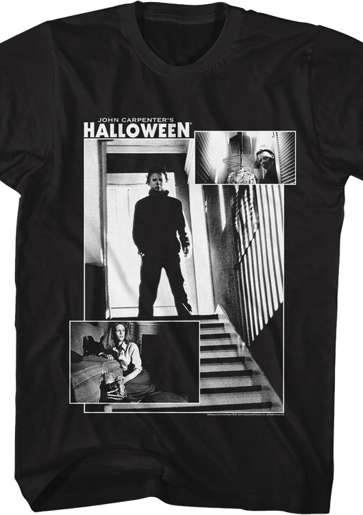 Hide And Seek Collage Halloween T-Shirt - main product image