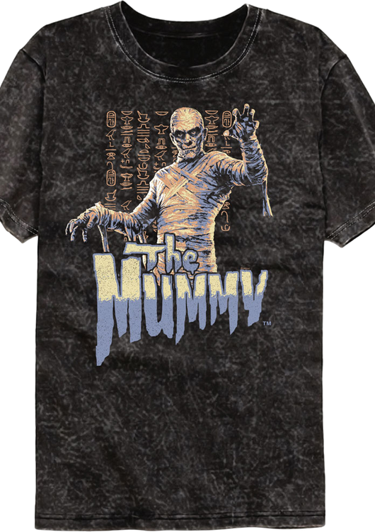Hieroglyphs The Mummy Mineral Wash T-Shirt - main product image